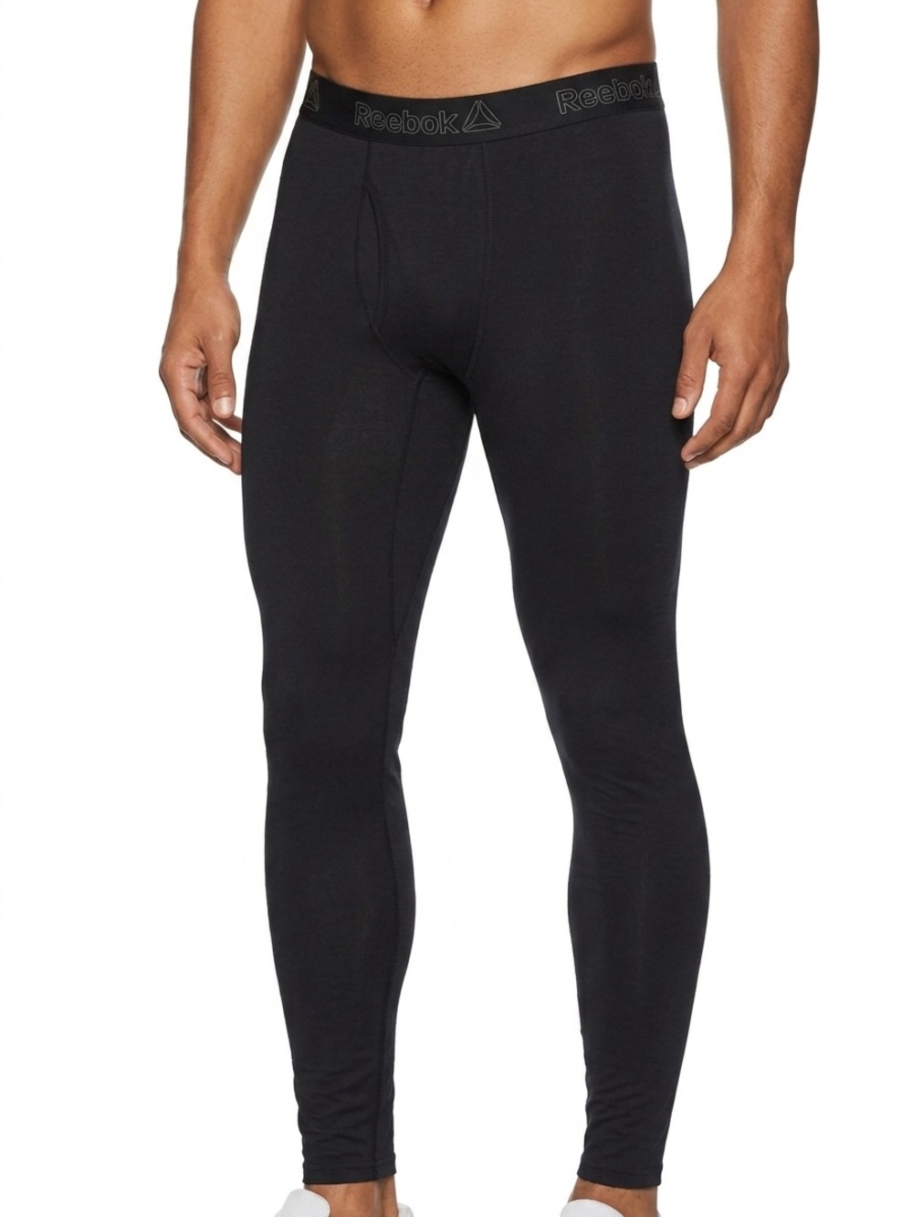 Reebook Men's Leggings Size Small Black Base Layer Performance Underwear